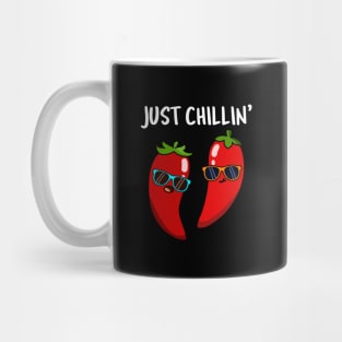 Just Chillin Cute Chilli Pun Mug